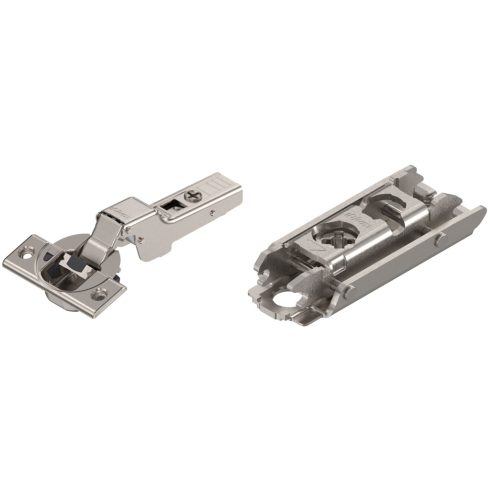 Blum Clip Top Blumotion 110° félig ráütődő pánt + egyenes excenteres talp 0mm