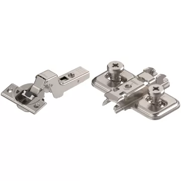   Blum Clip Top Blumotion 110° közézáródó pánt + keresztalakú talp 0mm EU csavarral