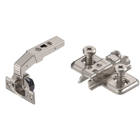 Blum Clip Top Blumotion 95° pillér közézáródó pánt + keresztalakú talp 3mm EU csavarral