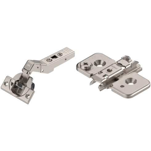 Blum Clip Top Blumotion +45° I. félig ráütődő pánt + keresztalakú excenteres talp 0mm