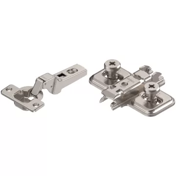   Blum Clip Top 100° félig ráütődő pánt + keresztalakú talp 0mm EU csavarral