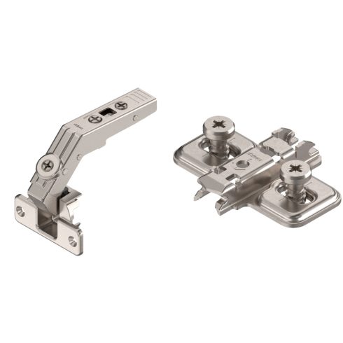 Blum Clip Top 60° sarokszekrény pánt + keresztalakú talp 0mm EU csavarral