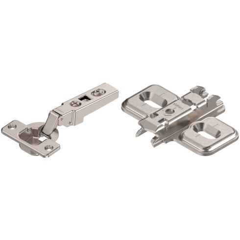 Blum Clip Top 100° ráütődő rugó nélküli pánt + keresztalakú talp 0mm