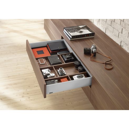 BLUM Legrabox Blumotion Pure M fehér 40 kg 500x90,5mm min.beépítési méret 106mm