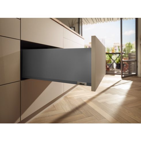 BLUM Merivobox Blumotion K orionszürke 40 kg 500x129mm min.beépítési méret 141mm