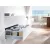 BLUM TB Antaro Tip-On Blumotion D szürke 30 kg 400x83,6mm min.beépítési méret 224mm