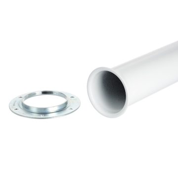   Riex ER60 asztalláb, karimás rögzítés, H1100 mm, fényes fehér