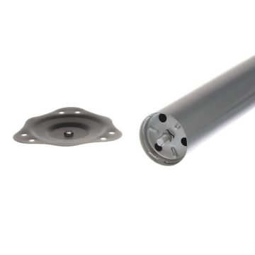   Riex ER40 asztalláb, szerelőtalpas rögzítés, D60/H710 mm, szürke