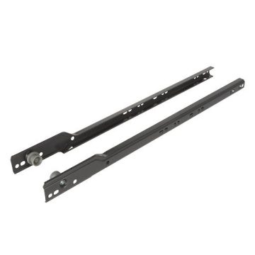   Riex VB63/VB66 görgős fióksín hálós kosárhoz, 18/19 mm forgácslaphoz, 472 mm, sötétszürke