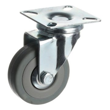   Riex GC52 bútorgörgő D50, talp 50x50 mm, puha futófelülettel, szürke