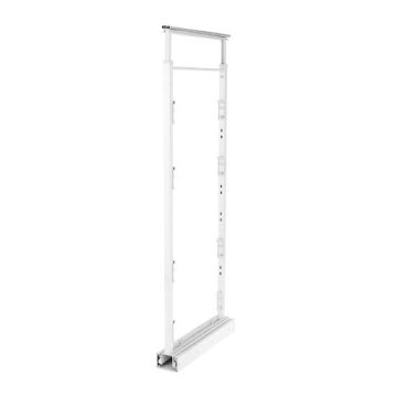   Riex GX53/GX58 kamraszekrény egység, kerettel, fióksínnel, frontrögzítővel, 1400-1550 mm, fehér