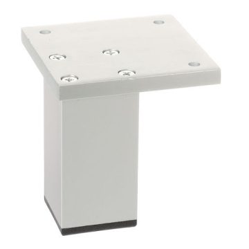 Riex GA68 bútorláb 38x38 mm, H80, eloxált alumínium