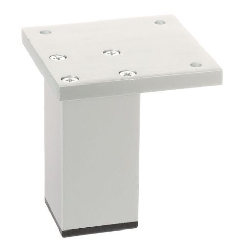 Riex GA68 bútorláb 38x38 mm, H80, eloxált alumínium