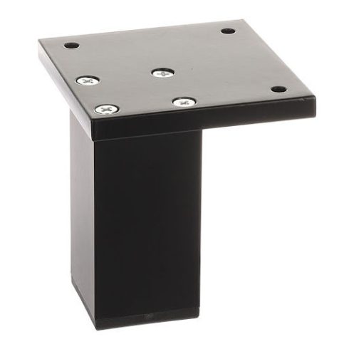 Riex GA68 bútorláb 38x38 mm, H80, matt fekete