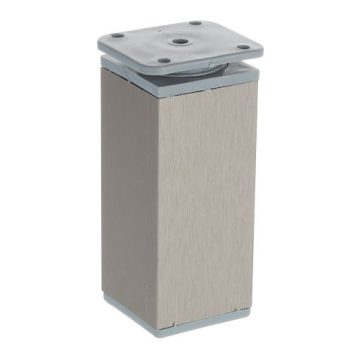 Riex GA35 bútorláb 40x40 mm, H100, szálcsiszolt nikkel