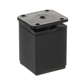 Riex GA35 bútorláb 40x40 mm, H60, matt fekete