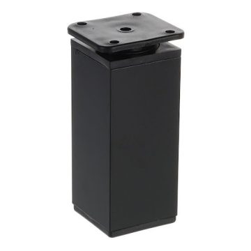 Riex GA35 bútorláb 40x40 mm, H100, matt fekete