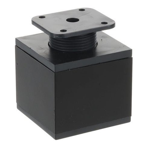 Riex GA36 bútorláb 60x60 mm, H60, matt fekete