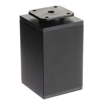 Riex GA36 bútorláb 60x60 mm, H100, matt fekete