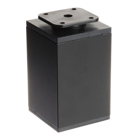 Riex GA36 bútorláb 60x60 mm, H100, matt fekete