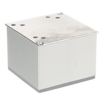 Riex GA38 bútorláb 80x80 mm, H60, eloxált alumínium