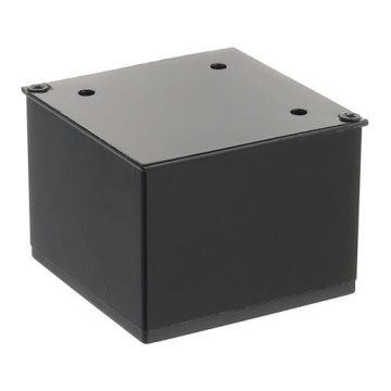 Riex GA38 bútorláb 80x80 mm, H60, matt fekete