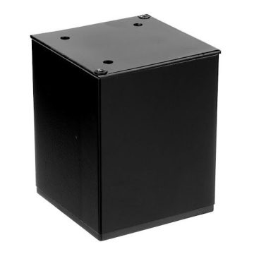 Riex GA38 bútorláb 80x80 mm, H100, matt fekete