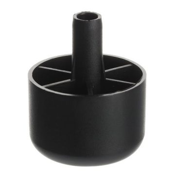 Riex GL18 bútorcsúsztató, tiplis, D50/H35, fekete