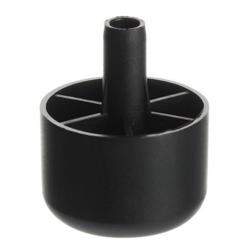 Riex GL18 bútorcsúsztató, tiplis, D50/H35, fekete