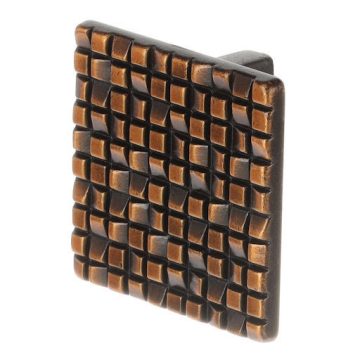   Citterio Giulio XR16 gombfogantyú, négyzet alakú, 32 mm, szálcsiszolt francia bronz