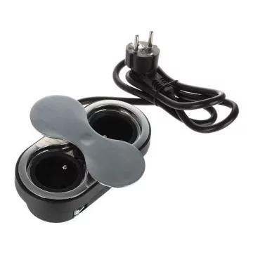   SFL Eight, elektromos csatlakozó French (2×), 1 m vezeték, rozsdamentes acél