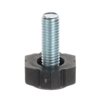 Riex GA12 állítható láb D22, M8x22, fekete