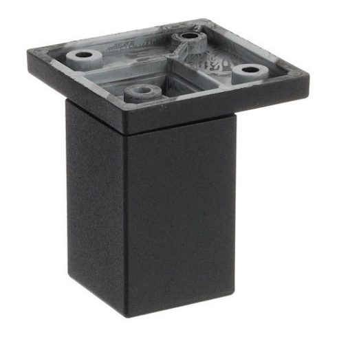 Riex GR76 bútorláb, 33x33 mm, H100, fekete