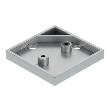 Riex GP10 bútorláb, 70x70 mm, H10, műanyag, ezüst