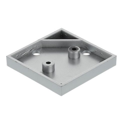 Riex GP10 bútorláb, 70x70 mm, H10, műanyag, ezüst