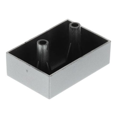 Riex GP21 bútorláb, 60x40 mm, H20, csappal, műanyag, ezüst