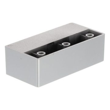 Riex GP25 bútorláb, 90x45 mm, H28, műanyag, ezüst