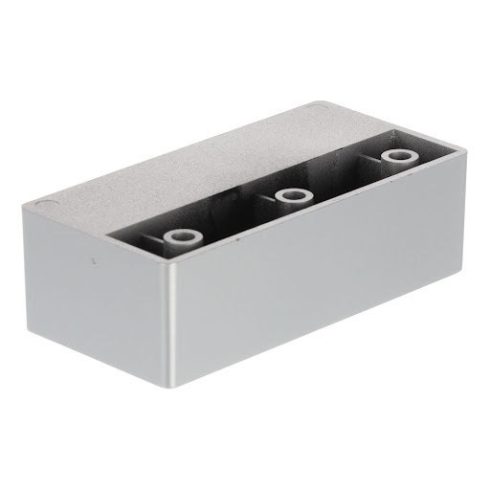 Riex GP25 bútorláb, 90x45 mm, H28, műanyag, ezüst