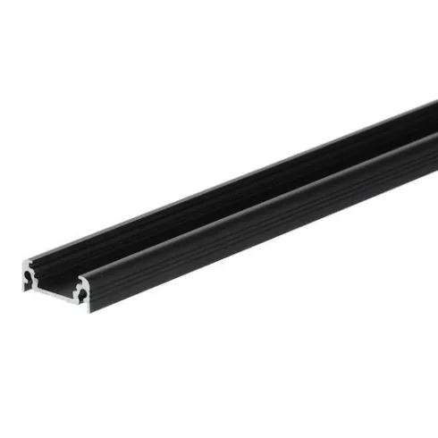 Riex EO11 LED-profil felületre, maximális szélesség 12 mm, 2 m, fekete