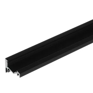   Riex EO11 LED-profil sarokba, maximális szélesség 10 mm, 2 m, fekete