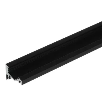   Riex EO11 LED-profil sarokba, maximális szélesség 10 mm, 3 m, fekete