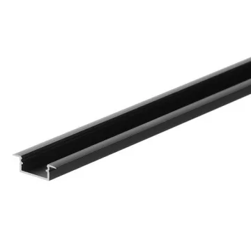   Riex EO11 LED-profil süllyesztett, maximális szélesség 10 mm, 2 m, fekete