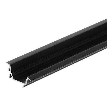   Riex EO11 LED-profil süllyesztett - oldalra, maximális szélesség 14 mm, 3 m, fekete