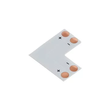   Riex EC06 sarok csatlakozó LED-szalagokhoz, 10 mm, 12/24 V, 3 A max., IP20