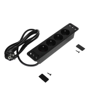   Riex ED14 elektromos csatlakozó French (4×), 2 m vezeték, fekete