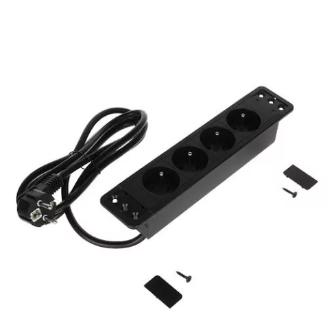Riex ED14 elektromos csatlakozó French (4×), 2 m vezeték, fekete