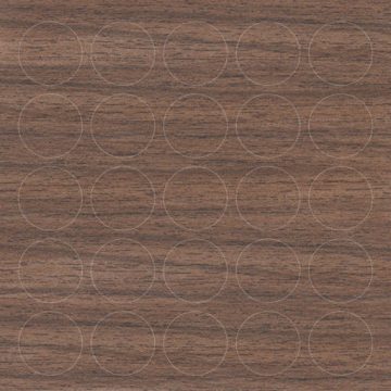   Riex JS10 öntapadó csavartakaró ABS 284704 PE01, ø14 mm, dió aida gyöngy (25 db/ív)