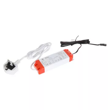   Riex EL15 LED tápegység 12 V, 30 W, vezeték MINI csatlakozóval, UK hálózati csatlakozó