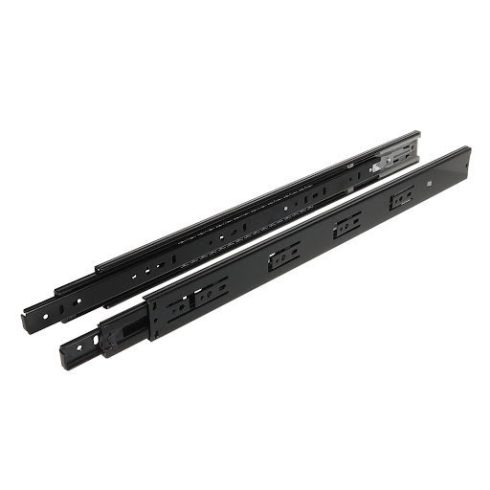 Riex NB58 Golyós sín, teljes kihúzás, soft-close, 35 kg/20 kg, H45, 300 mm, matt fekete