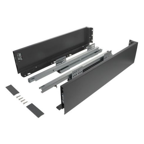 Riex ND60 (18mm) Vékony, dupla falú fiókrendszer, 116/270 mm, 40 kg, sötétszürke